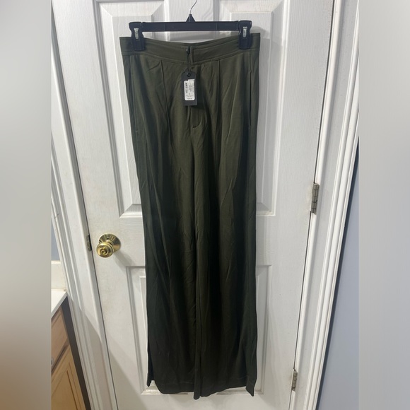 Rag & Bone Dark Olive Studio Jersey Trouser Pant Size Medium NWT - Picture 4 of 10